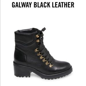 Steve Madden Black Galway Women’s Combat Boot